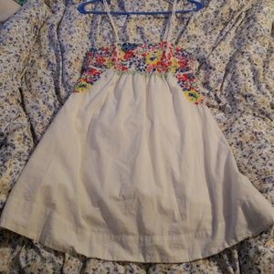 *CLEARANCE* Floral white dress